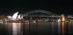 Sydney sights by night 