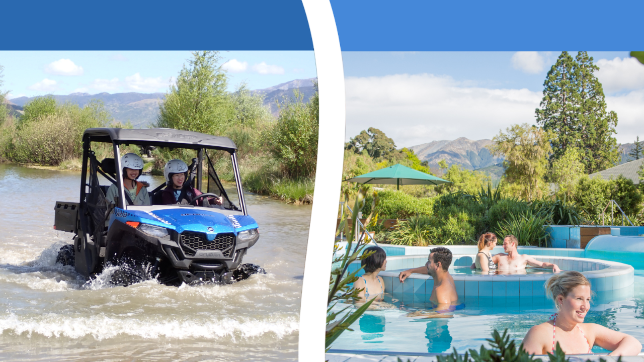 2-seat Off Road Buggy and Thermal Pools Pass