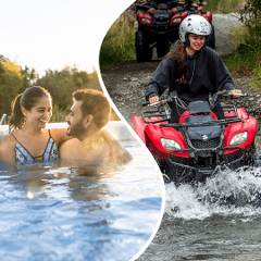 Single Seater Quad Bike and Thermal Pools Pass - Single Seater Bike