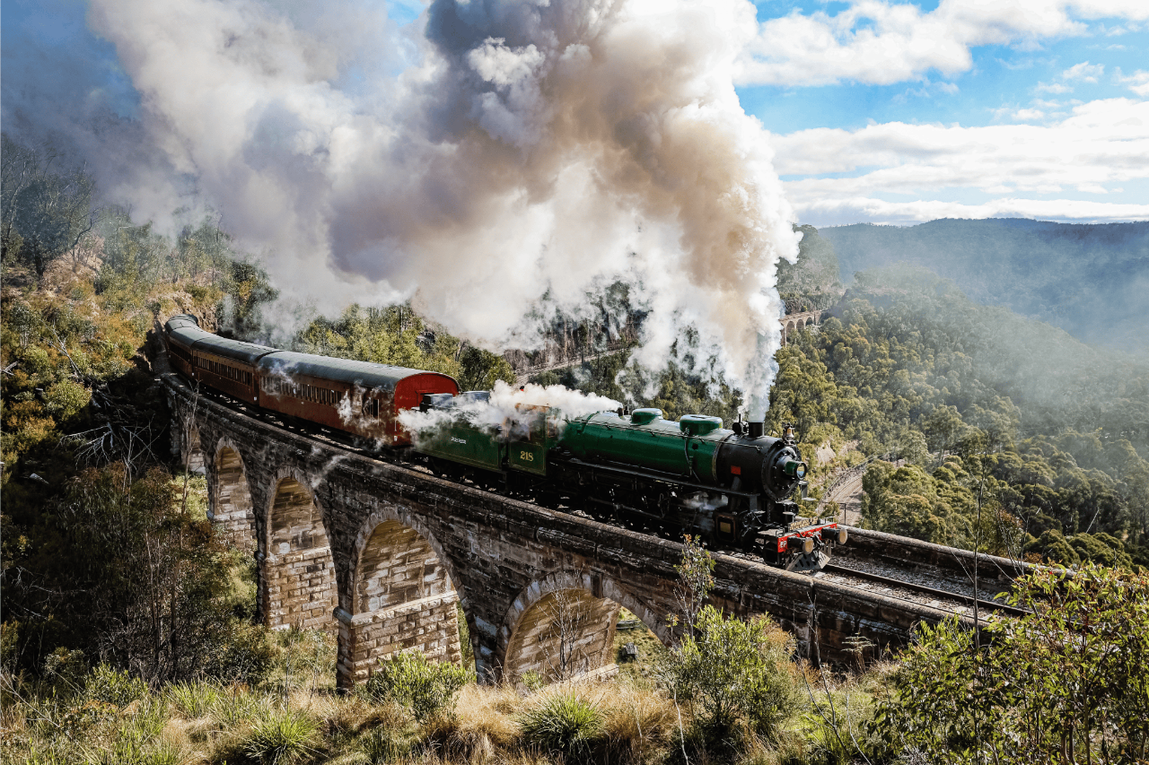 Blue Mountains Zig Zag Tour with Steam Train Ride, Scenic World, Three Sisters & Ferry Harbor Cruise