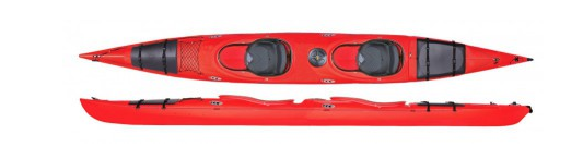 Dubbelkajak plast 1 DAG (kl 9-17) Doublekayak plastic 1 DAY (9am-5pm)