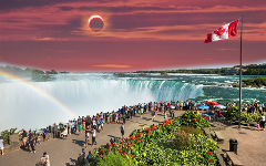 Niagara Falls Total Solar Eclipse Day Tour From Toronto