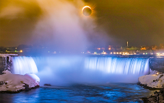 Niagara Falls Total Solar Eclipse Private Day Tour From Toronto For 1-4 people