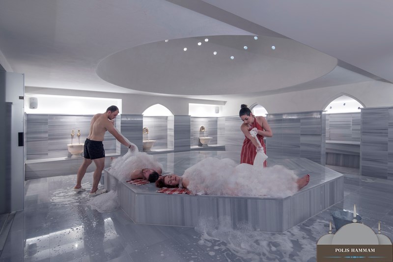 Hammam and Sparkling Wine experience in Athens 120min