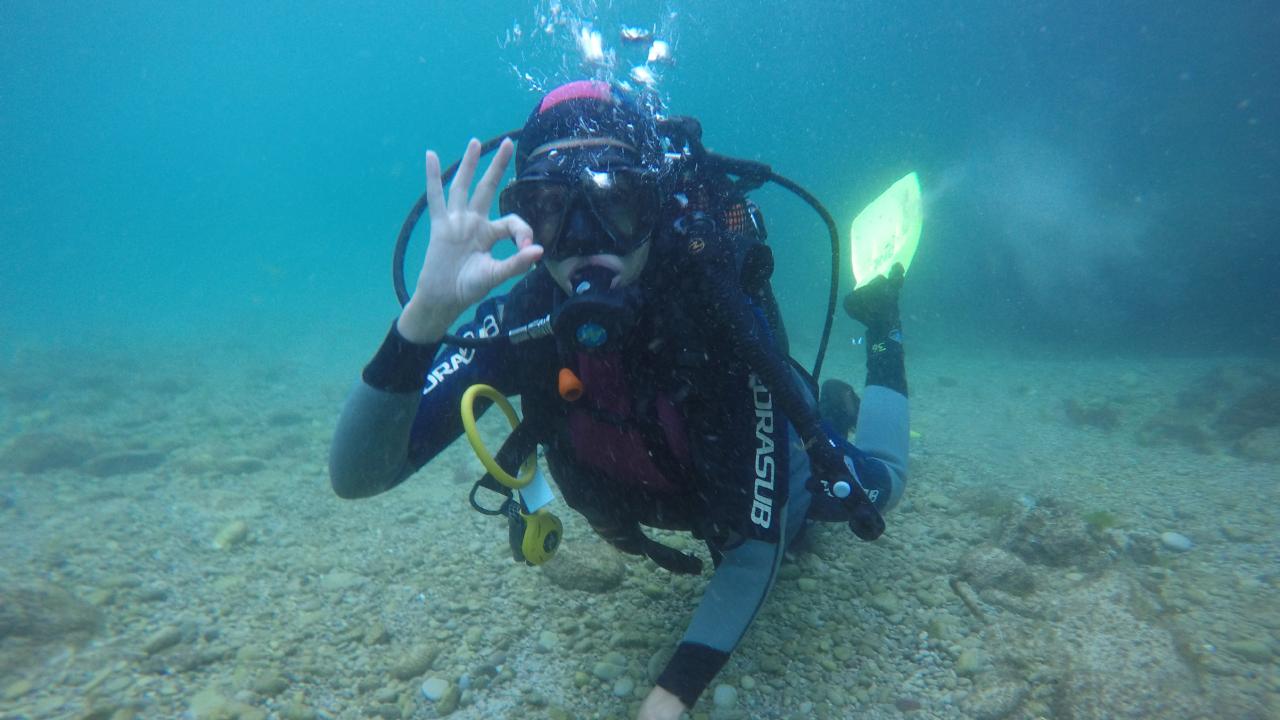 Mergulho - Batismo no mar da Arrábida