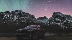 Private Northern Lights Tesla Experience