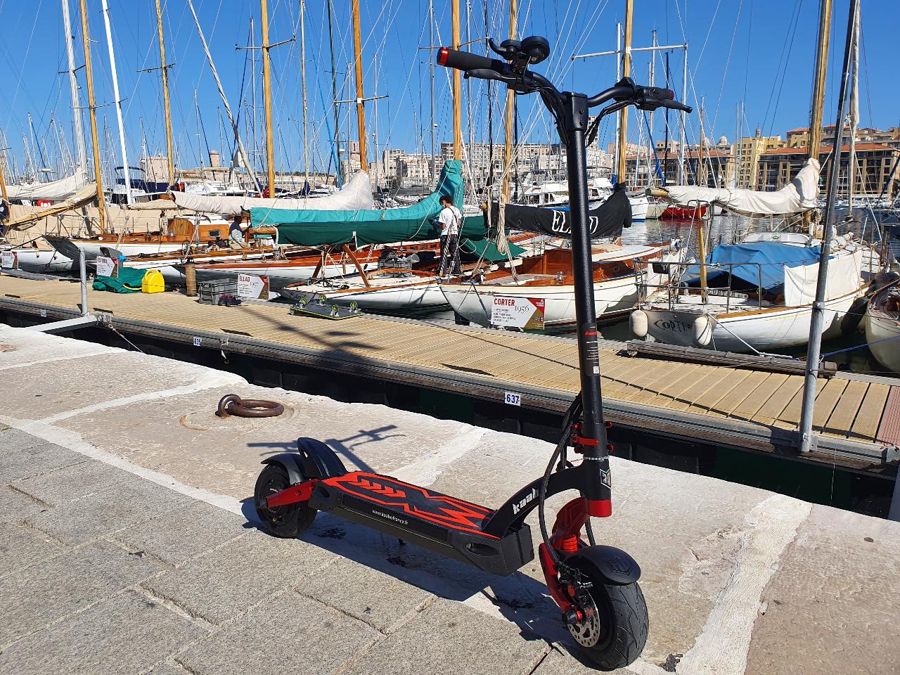 Location trottinette électrique "Sensations" - (1hr-8hr) - Marseille - E-scooter "Sensations" rental