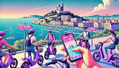 Team building jeu de piste en velo electrique avec guide 4h -  Marseille -  Team building electric bike treasure hunt with instructor 4h
