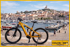 Location de VTT électrique à Marseille  (Sans guide virtuel)  /  E-MTB in Marseille (Without virtual guide)