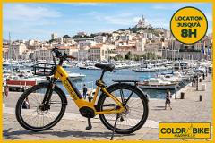 Location de vélo électrique à Marseille (Sans guide virtuel)  /  E-bike rental in Marseille for (Without virtual guide)