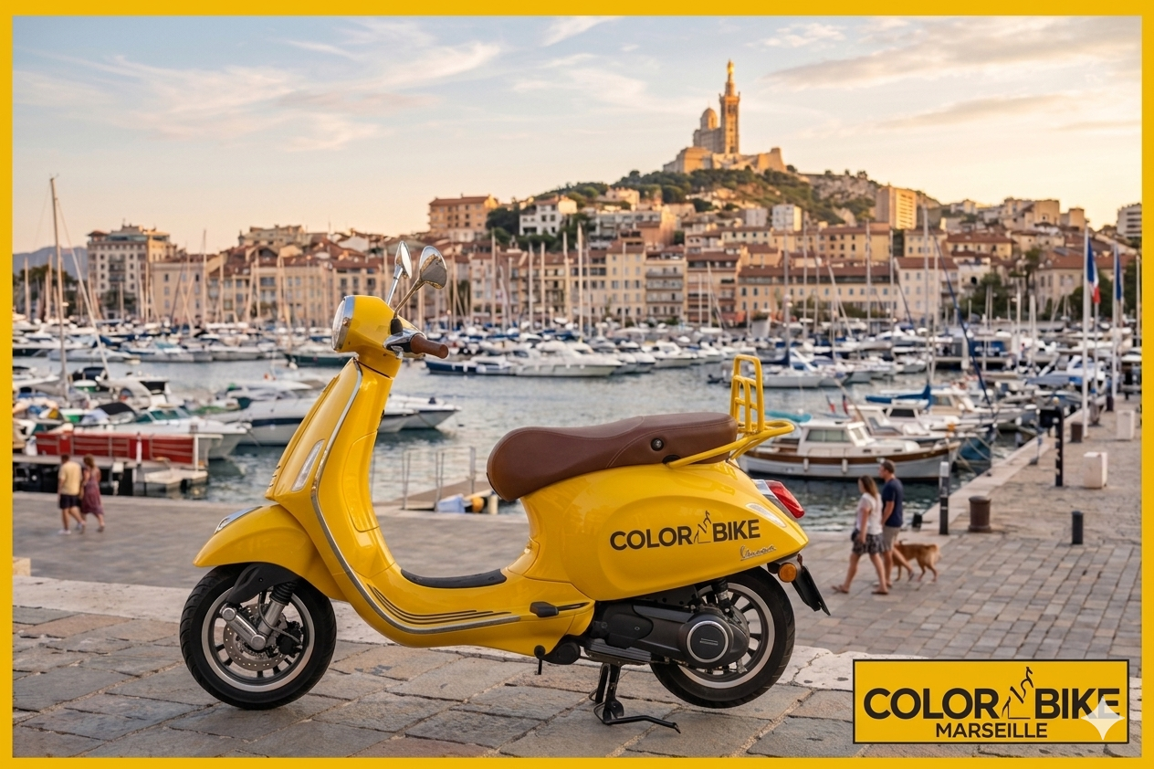 Location Scooter electrique Marseille équivalent 50cc - E-Motorbike 50cc Marseille