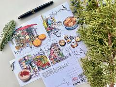 Postcards -- Central & Sheung Wan Foodie Postcard Set