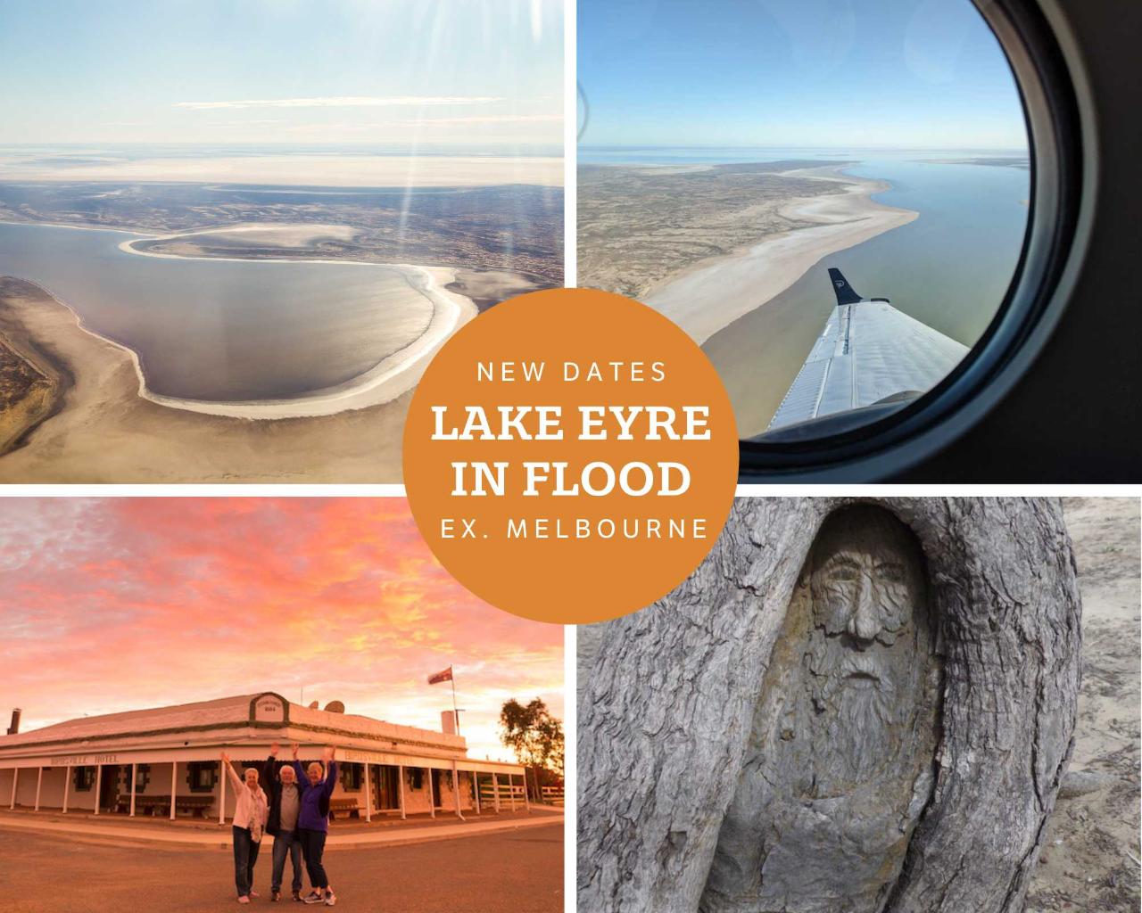 Lake Eyre in Flood 2023 - Air Adventure Reservations