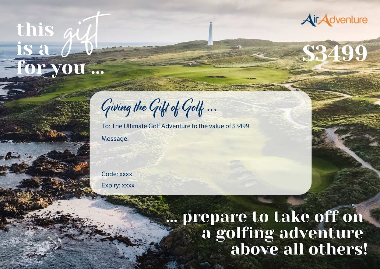Air Adventure Golf - Gift Card - The Ultimate Golf Adventure voucher - (GOLF)
